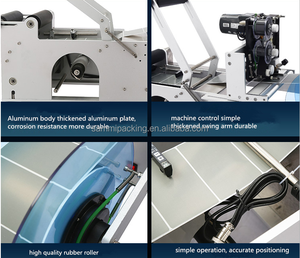Лучшая цена, MT-50D электрическая Полуавтоматическая этикетировочная машина для бутылок, Кодирование даты пищевых напитков - Product Image 4
