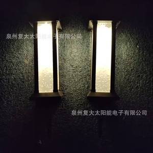 Solar Garden <b>Light</b> Led Acrylic <b>Post</b> Lamp Water Resistant Outdoor Yard Decor - Product Image 5