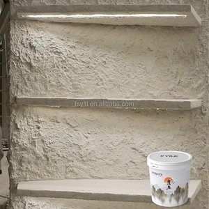 Pintura Acrílica Anti-Humedad para Paredes Exteriores, Resistente al Agua y a los Rayos UV, con Textura de Piedra, Revestimiento de Partículas Ecológico - Product Image 6