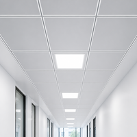 Plaque de plafond suspendu carrée en aluminium 30x30mm, ignifuge, pour usage résidentiel, commercial et salle de bain - Vente en gros