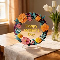 Ornement décoratif de bureau pour la fête des mères, édition limitée, ornement décoratif pour fête