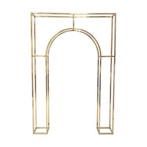 Large Modern Gold Metal <b>Backdrop</b> <b>Stand</b> Wedding Arch <b>Backdrop</b> for Party and Event Decoration - Product Image 1