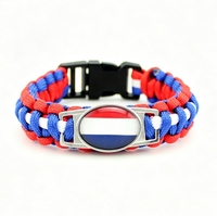 Bracelet en paracorde personnalisé avec le drapeau national syrien, bracelet de survie tricoté à la main pour collection culturelle et cadeau commémoratif de voyage