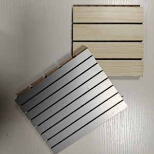 פאנל דיפיוזר אקוסטי מעץ טבעי, לוח דקורטיבי מחורר לספיגת קול, עמיד באש, לתקרה, לאולפן ולמלון - Product Image 1