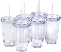 Gobelet isotherme réutilisable en plastique sans BPA de 16 oz à double paroi pour étudiants, idéal pour la rentrée scolaire, résistant à l'eau bouillante, fabriqué au Vietnam