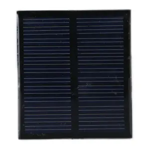 Özelleştirilmiş 0.3W 0.4W 0.5W 5V 6V Mini PET epoksi reçine Polycrystalline güneş panelleri için 3.7V pil şarj