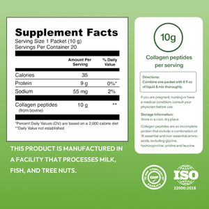 LIFEWORTH Kollagenpeptide Nahrungsergänzung Pulver Päckchen Hydrolysiert Vom Weiderind Unterstützt Haar, Haut, Nägel & Knochen Gesundheit Gentechnikfrei - Product Image 4