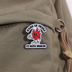 Engelse Citaten Emaille Spelden Grappige Gemarkeerde Woorden Broches Metalen Revers Badge Mode-Accessoires Sieraden Groothandel - Product Image 3