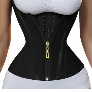 Gaine amincissante pour le corps à double couche avec armatures en acier, contrôle du ventre et <span class=keywords><strong>sous</strong></span>-<span class=keywords><strong>vêtement</strong></span> amincissant en latex - Product Image 5