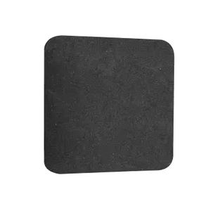 Juego de posavasos cuadrado de plástico plateado promocional de 4 piezas al por mayor soporte de mesa de estilo chino tradicional 4 piezas de cristal - Product Image 4