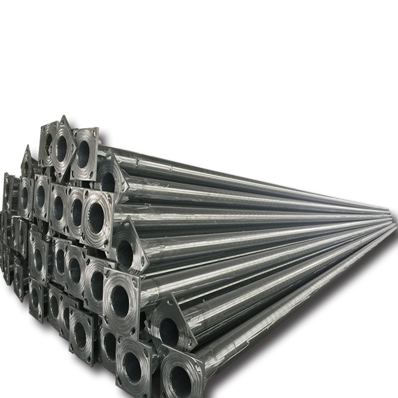 Solar LED Galvanized Street Light Pole