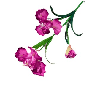 Fleurs d'iris artificielles en soie et plastique, longue durée, pour décoration de mariage, arrangements floraux DIY, longueur de tige 120 cm - Product Image 5
