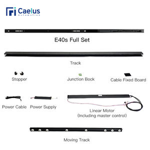 Sensor eléctrico de vidrio sin marco, puerta de vidrio, puerta corredera telescópica automática, operador de cierre, Motor, sistema de apertura de puerta automática - Product Image 2