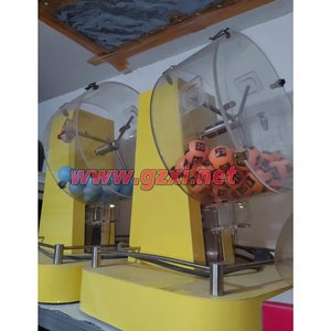 Machine de loterie électronique populaire HUAXI en acrylique à <span class=keywords><strong>50</strong></span> boules, mini tambour de bingo/keno de bureau, pour usage hôtelier, directement de l'usine - Product Image 6