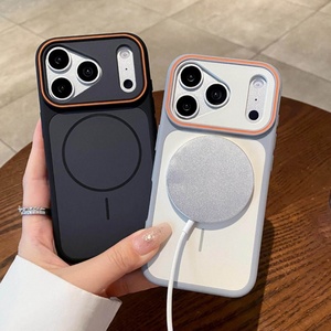 Nueva Funda Magnética Mate para Teléfono Móvil, Protección Contra Impactos, para iPhone 17 Pro Max, 16 Plus, 15, 14, Venta al Por Mayor - Product Image 5