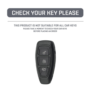 Étui pour clé de voiture en fibre de carbone pour Ford Kuga Focus 3 4 Fiesta Fusion <span class=keywords><strong>Puma</strong></span> Mondeo MK3 MK4 ST Line Ecosport Edge Escape Accessoires de voiture - Product Image 2