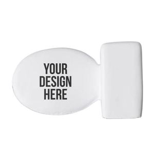 Jouet anti-stress amusant et original en mousse PU en forme de bol avec logo personnalisé pour la promotion, jouet à presser pour les toilettes - Product Image 2