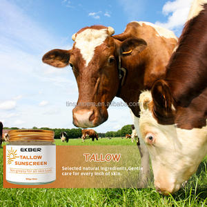 Crème solaire nourrissante EKBER personnalisée aux ingrédients naturels (huile d'olive, miel, suif de bœuf) pour prévenir les coups de soleil et les rougeurs - Product Image 4