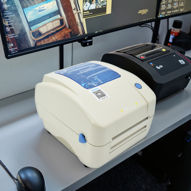 XP490B 110mm Sticker Label Barcode Printer 4X6 Shipping Label Printer
