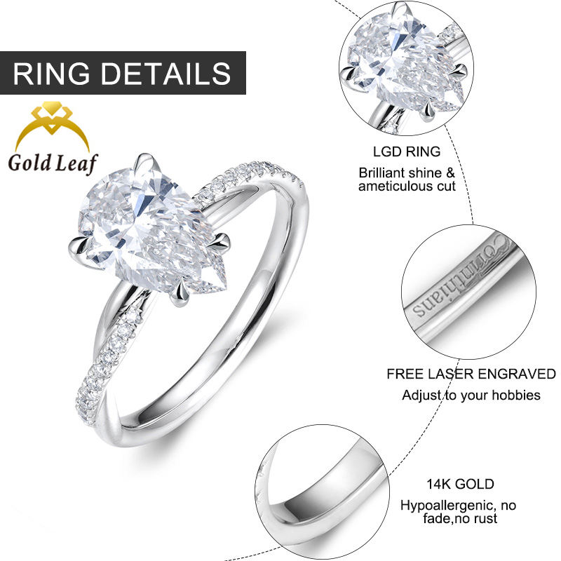 lab grown diamond ring