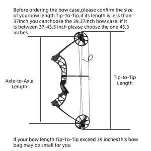 Mochila para arco recurvo de caza OEM de fábrica para exteriores, estuche para arco recurvo desmontable con correa de plástico y bolsillo acolchado - Product Image 6
