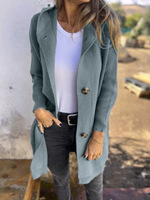 Cardigan long pour femme, manteau en tricot à capuche, cardigan côtelé surdimensionné avec poches, vêtements d'extérieur chauds pour l'hiver, Sueter