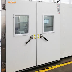 غرفة اختبار درجة حرارة الرطوبة في المشي 12 متر مكعب من الفولاذ المقاوم للصدأ غرفة مناخية بسعة كبيرة مخصصة - Product Image 2