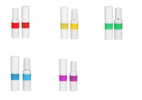 2-en-1 Portable PP Mini Inhaler Stick avec Échantillon Gratuit On-the-Go Roll-On Huile Essentielle Bouteilles en Plastique pour une Utilisation Pratique