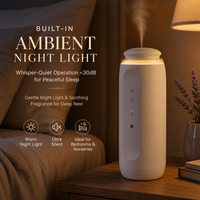 Diffuseur d'arômes intelligent pour la maison, nouvelle génération, petite taille, atomisation à froid, diffuseur d'huiles essentielles électrique à brancher sur prise murale avec recharge automatique