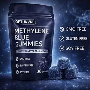 Gomitas de Azul de Metileno Trihidratado, 30 Unidades, 5 mg por Porción, Energía Celular, Adultos, 1 Gomita Diaria, Sin <span class=keywords><strong>Gluten</strong></span> ni <span class=keywords><strong>Soya</strong></span> - Product Image 4