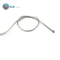 Prix usine GLB TJRX/TJR BNC Câble de terre femelle rouge/blanc, multibrin, nu/étamé, en cuivre C11000 pour mise à la terre de ponts électriques