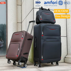 Set di Valigie Classiche Espandibili Personalizzate con Mini Borsa a Mano, <span class=keywords><strong>Valigia</strong></span> in <span class=keywords><strong>Tessuto</strong></span> Oxford Impermeabile - Product Image 1