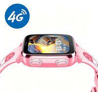 Reloj Inteligente para Niños con Tarjeta SIM 4G, Pantalla de 1.83 Pulgadas, 730 mAh, D51, Admite Posicionamiento Preciso en Tiempo Real, Llamadas Bidireccionales, Videollamadas, Llamadas SOS
