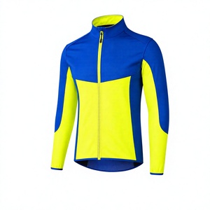 Veste de cyclisme réversible pour homme, fermeture éclair intégrale, coupe-vent, séchage rapide, écologique, manches longues, VTT, vêtements de sport OEM, grandes tailles - Product Image 1