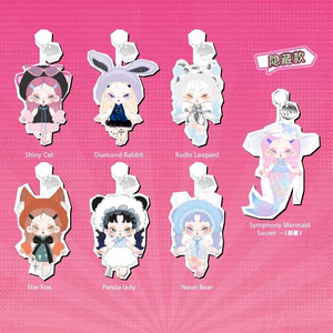 2025new Dodonami Midnight Disco Series Muñeca móvil Caja ciega Linda tendencia de moda Adornos de escritorio Juguetes Muñeca colgante portátil - Product Image 6