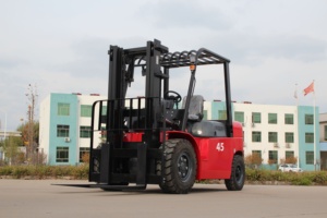 CE ISO 4500kg DIESEL xe nâng xe nâng chiều cao 3-6m với Side Shifter OEM 4x4 rwd tự động ngã ba điều chỉnh xe nâng - Product Image 2