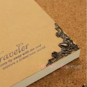 C056 <b>Corner</b> Brace 40mm X 56mm Iron Zinc Alloy Antique Bronze Cabinet Door Hardware Decorative <b>Bracket</b> - Product Image 4