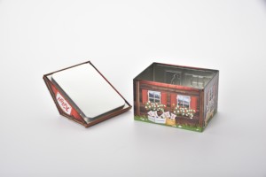 กล่องของขวัญของที่ระลึกพรีเมี่ยมพร้อมโลโก้กล่องดีบุกโลหะรูปทรงบ้านพร้อมพิมพ์ออฟเซ็ต - Product Image 6