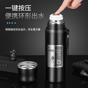 All Steel Vacuum Insulated Tumbler 600Ml Travel <b>Water</b> <b>Bottle</b> <b>Hot</b> Cold Keep For 24 Hours Stainless Steel Cup - Product Image 4