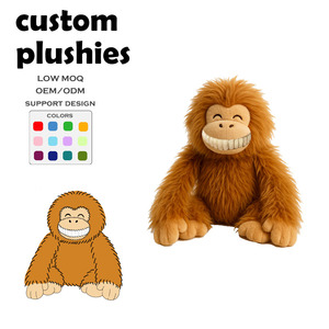 Cá Nhân Thú nhồi bông đồ chơi được làm từ thiết kế của bạn bò hổ Khỉ đồ chơi sang trọng tùy chỉnh lông linh vật plushies - Product Image 4