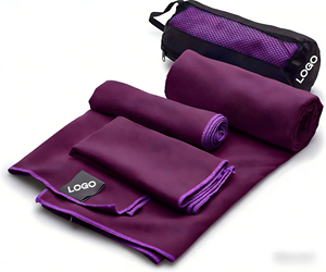 Toalla de Microfibra Antideslizante de Diseño Lujoso al por Mayor - Secado Rápido, Logotipo Personalizable, Ideal para Yoga y Pilates - Product Image 2