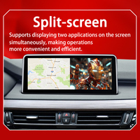 Autoradio GPS Android LELV avec écran IPS 10,25 pouces, résolution 1920x720, CarPlay stéréo, 4 Go/8 Go de RAM pour BMW X5 F15 2014-2017