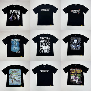 Hot Brand Top Quantity THAT'S a AWFUL LOT of COUGH SYRUP T-shirts Classic Print Cough Syrup Tee Mens Short Sleeved for Men - Product Image 3