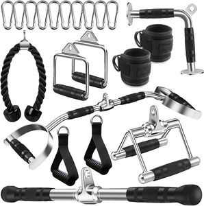 CZFIT Durable Polyester 15 lb Load Capacity Gym Equipment Handle Bar Grip for Universal Lat Pull Down <b>Strength</b> <b>Training</b> - Product Image 1