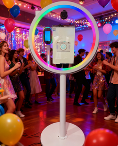 <span class=keywords><strong>Specchio</strong></span> Magico <span class=keywords><strong>Rotondo</strong></span> da 21,5 Pollici con Schermo Touch per Cabina Fotografica, Ideale per Matrimoni e Feste, Stampante e Fotocamera Opzionali, Imballaggio con Flight Case - Product Image 3