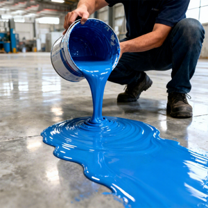 <span class=keywords><strong>Peinture</strong></span> de sol en résine époxy imperméable, résistante à l'usure, écologique, couleurs personnalisées pour usine, garage, centre commercial, hôpital - Product Image 1