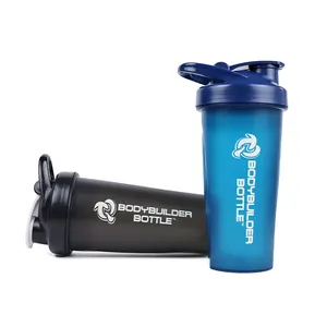 SAMPLE Customized Plastic Shaker Bottle Custom Gym Shaker Cups For Protein Shakes Print Logo Sports Shaker