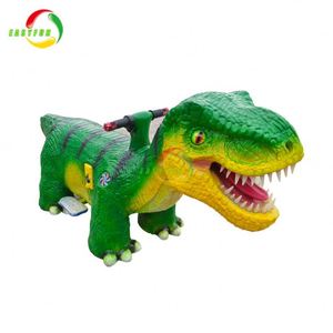 Amusement Playground Coin Operation Children Kids Racing Game Cartoon Dinosaur Battery Ride Car - Product Image 2