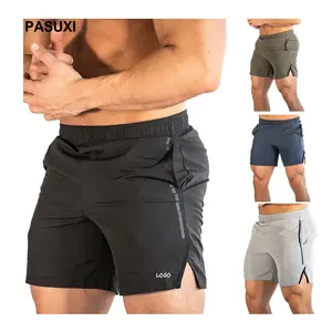 Activewear-pantalones cortos deportivos para hombre, Shorts atléticos de secado rápido para correr, venta al por mayor, pantalones cortos de entrenamiento de gimnasio para verano