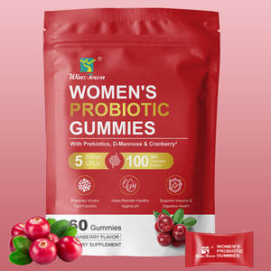 Gomitas Probióticas R49, 60 Gomitas, Sabor Arándano, Suplemento Dietético Vegano, Sin GMO, Prebióticos - Product Image 2